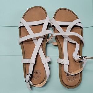 Women's 10 sunjuns leather sandals